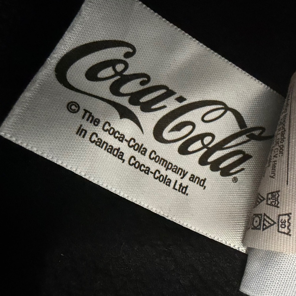 Champion Sweatpants Mens Large Black Coca-Cola Reverse Weave Joggers Graphic - Picture 4 of 12